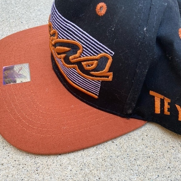 Texas Longhorns Black Script Spell-Out Snapback Hat One Size NCAA Big 12 College - Picture 3 of 10